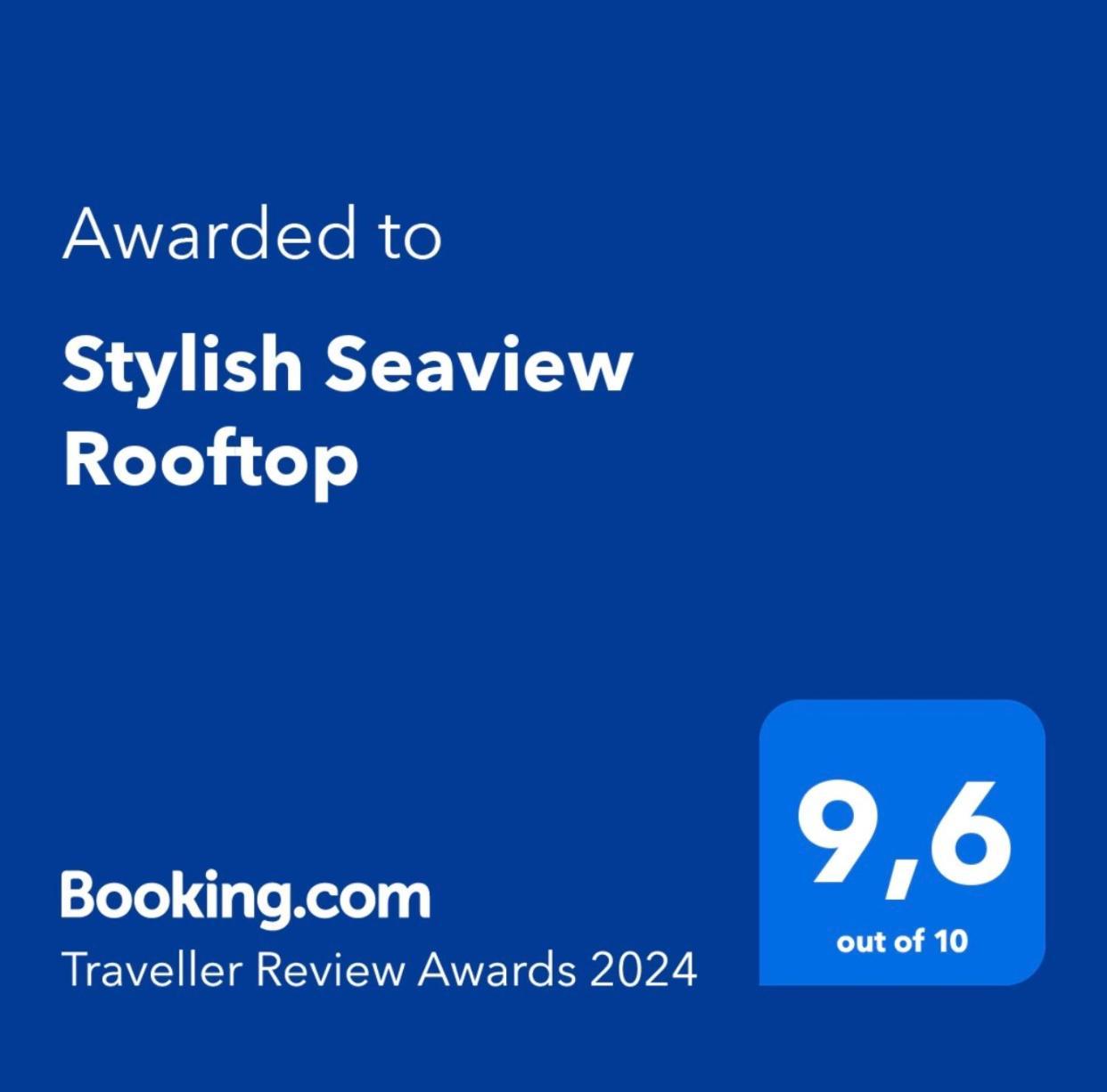 Stylish Seaview Rooftop Tesalónica Exterior foto