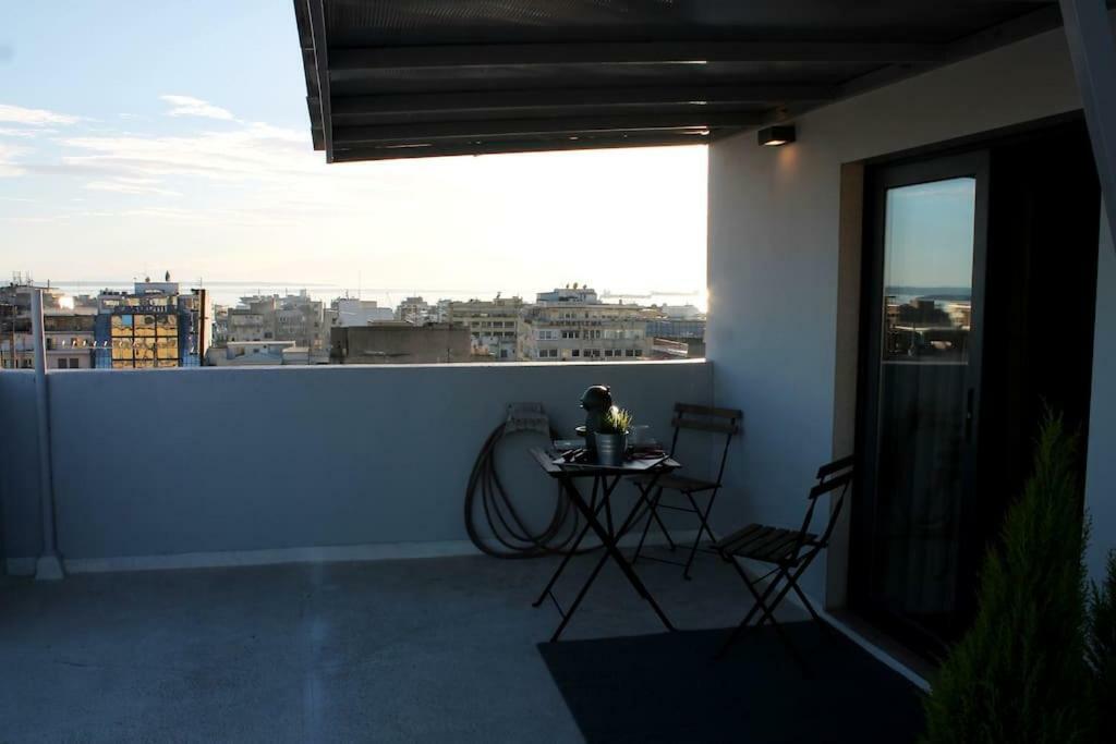 Stylish Seaview Rooftop Tesalónica Exterior foto